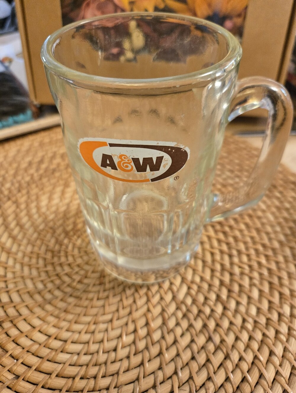 Vintage A&W Root Beer Glass Mug Heavy Restaurant Ware 🥤